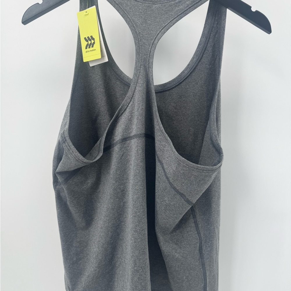 All in Motion Women’s Charcoal Racerback Tank size Large NWT - Picture 4 of 6